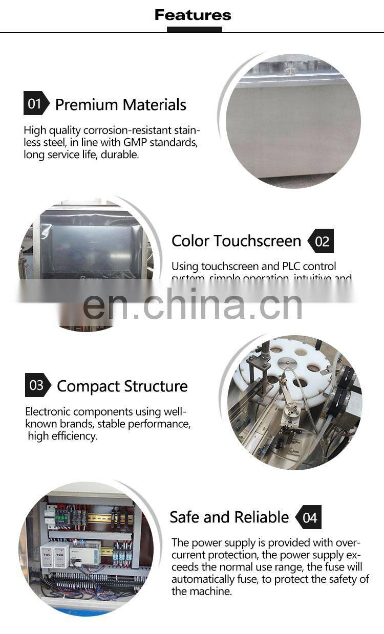 High quality automatic filling capping and labeling machine for glass bottle nail polish 15ml 20ml