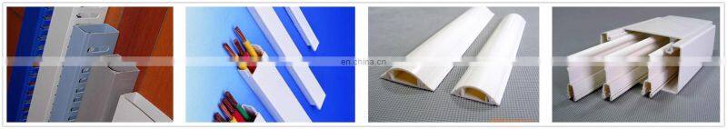 PVC Cable Trunk Extrusion Line / PVC Cable Duct Profile Making Machine