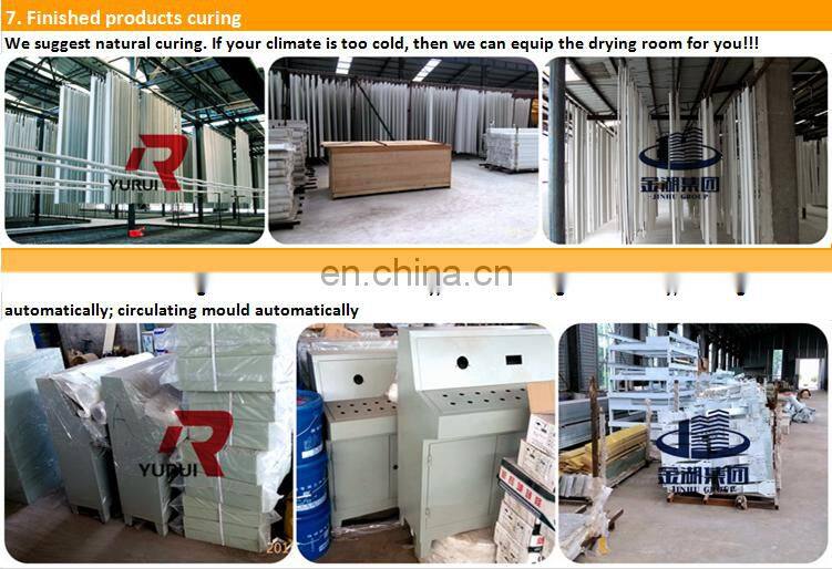 Full automatic gypsum cornice molding machine, gypsum cornice making machine