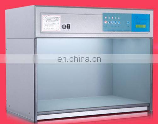 4 light sources D65, TL84, UV, F/A D65 light booth color assessment cabinet