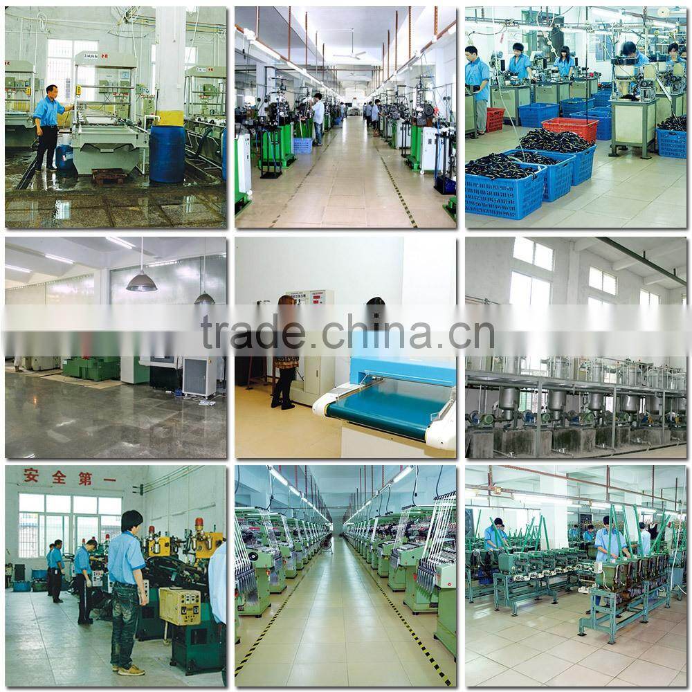 3#Lace tape light gold close end wardrode metal zipper