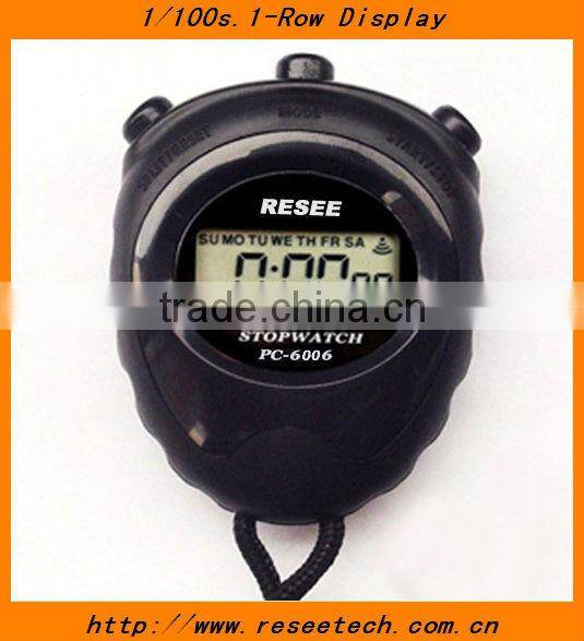 water resistant stop watch clock