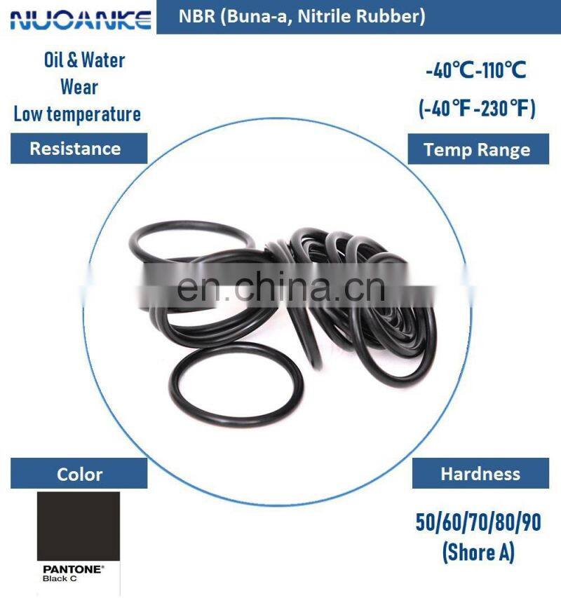 High Quality Black NBR Material O Ring Seal Small Rubber O Ring