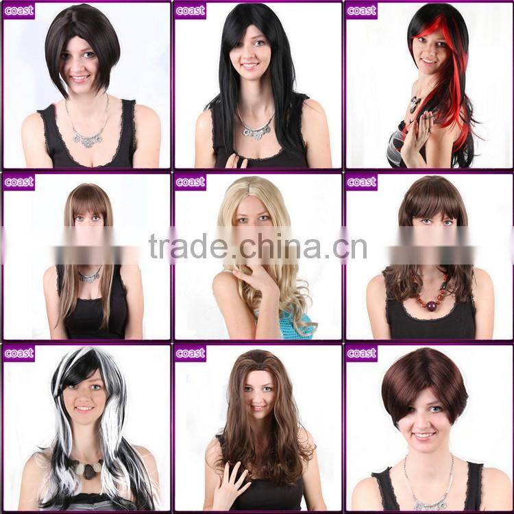 fashion long brown custom wig caps