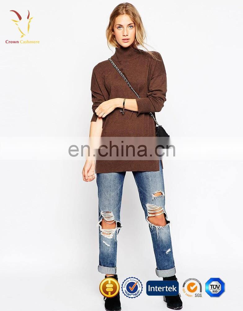 Womens Yellow Cashmere Pullover Sweater On Sale