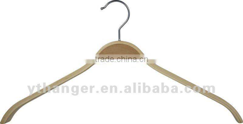 black personalized custom hanger with special shape