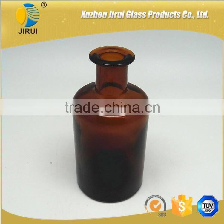 240ml amber color diffuser aroma glass bottles with wooden cork