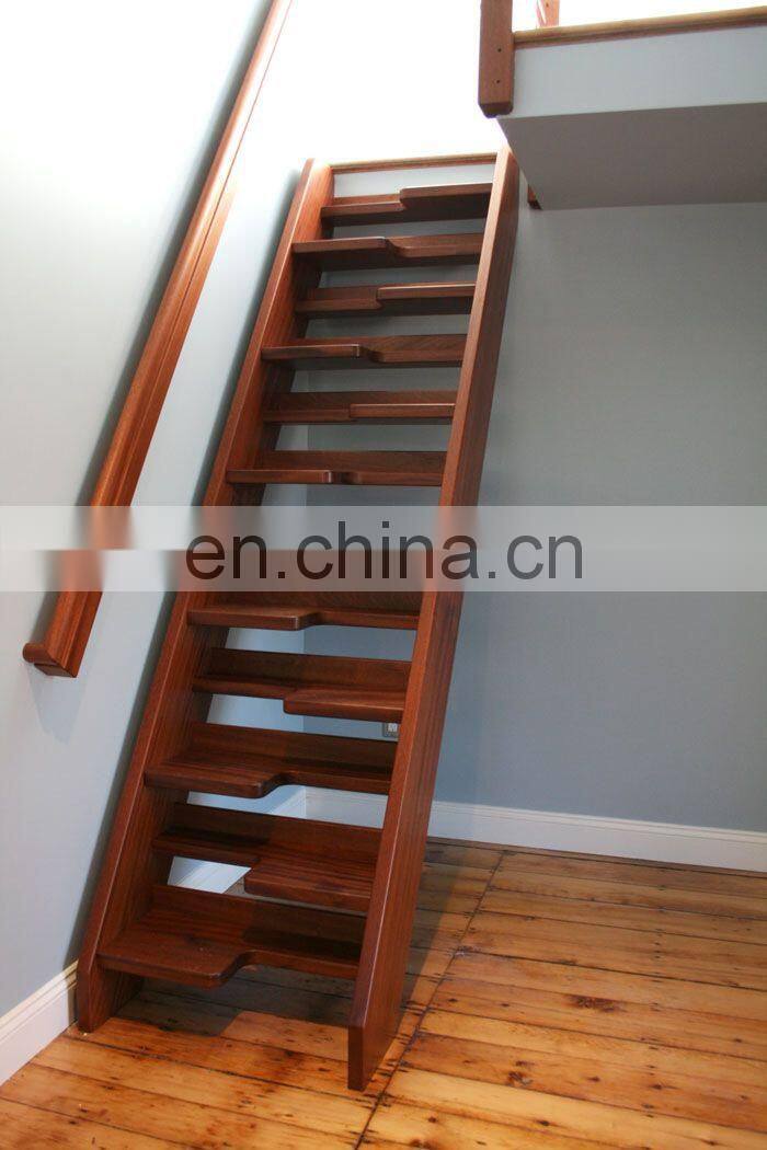 Easy Install DIY Space Saving Loft Stairs,  Wooden Tread Straight Staircase