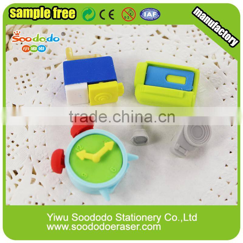 EN71-3 certificate 3D Camera Eraser Shape Erasers