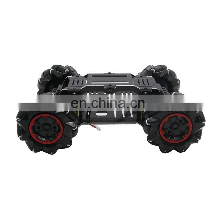 4WD 97mm Mecanum Wheel Fiberglass Mecanum Wheel Chassis Robot Car Kit for Ar-duino Raspberry Pi STM32