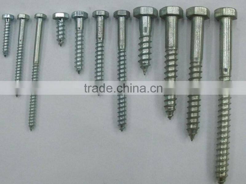 High quality Zinc plated screw wood