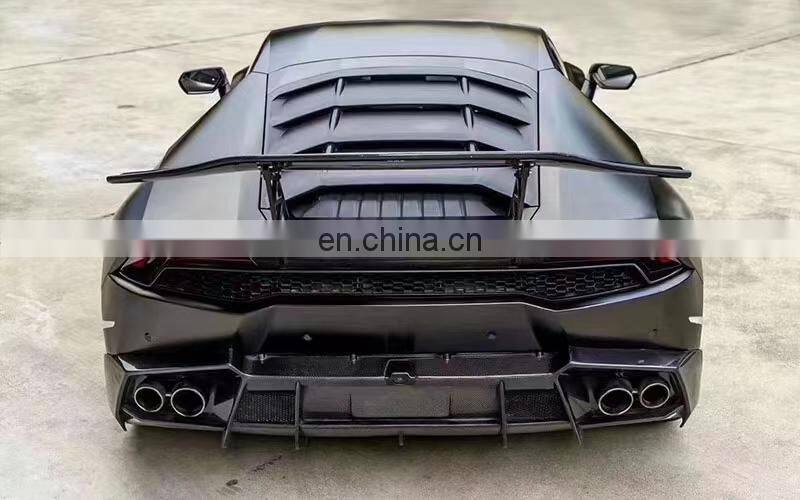 Runde Carbon Fiber Material For Lamborghini Huracan LP610 Mansory Style Body Kit Front Lip Rear Lip Side Skirts Spoiler