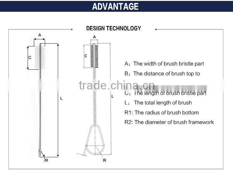 Wholesale custom tire polishing twist steel wire brush