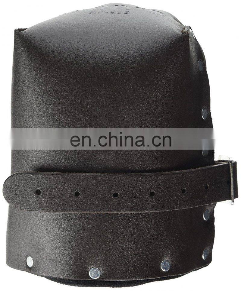 Leather EVA foam Elastic strap Soft Work Flooring Knee Pads for construction carpenter working Protection Leather Knee Pads