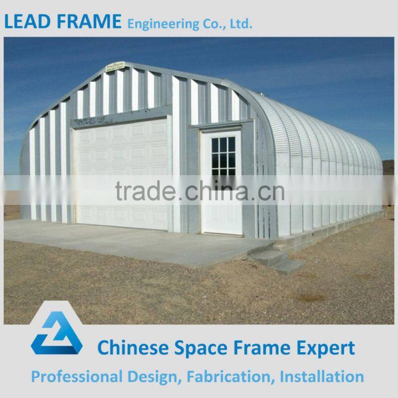 Large span stainless metal steel space frame structure warehouse