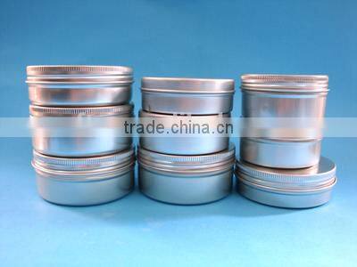 150ml packaging aluminum jar with hot printing
