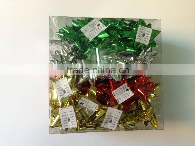 Colorful Christmas Gift Ribbon Bow and festive decoration Bow