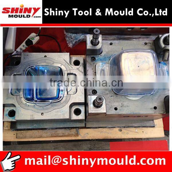 4 cavities thin wall cup mould
