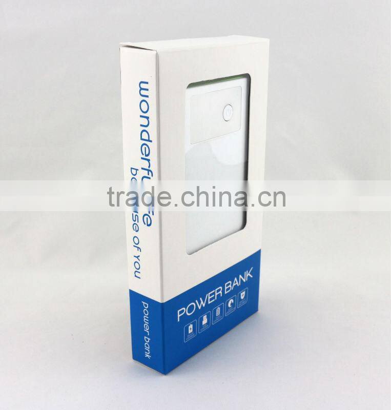 Hign capacity 15600mAh power bank with 6 li-ion battery