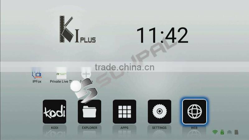 New Arrival !! Amlogic S905 Android TV box HD Android DVB S2+DVB T2 Combo tv box k1 plus