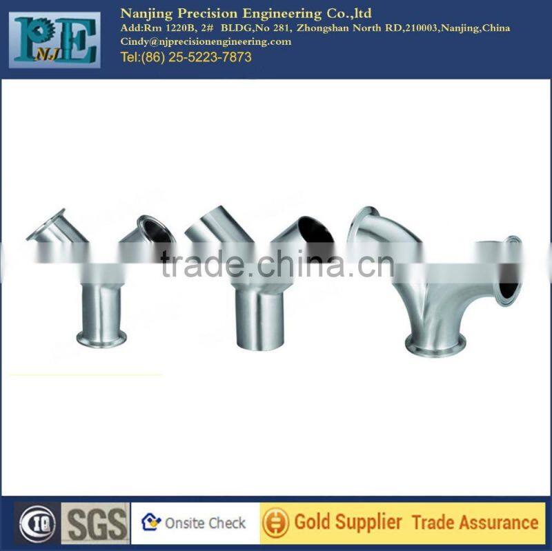 Custom high precision hot sale stainless steel tee joint