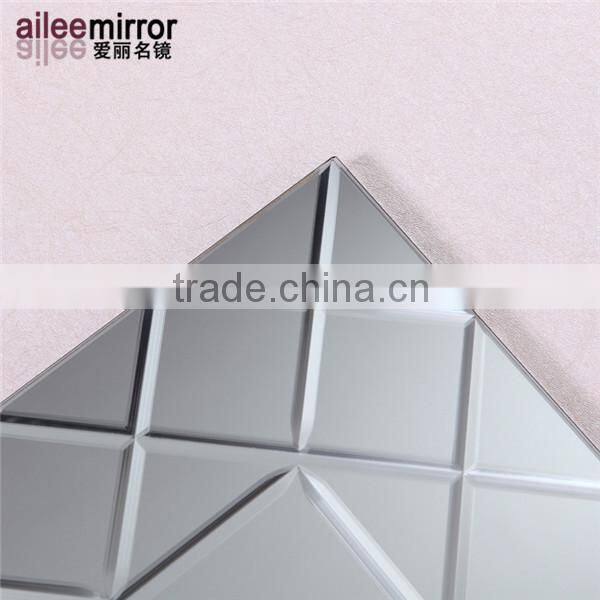 hotel room mirror decorative bathroom compact silver mirror