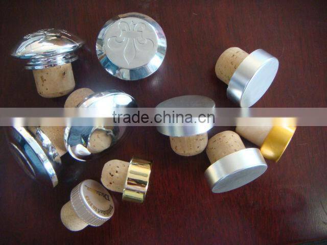 vodka wood top cork stoppers