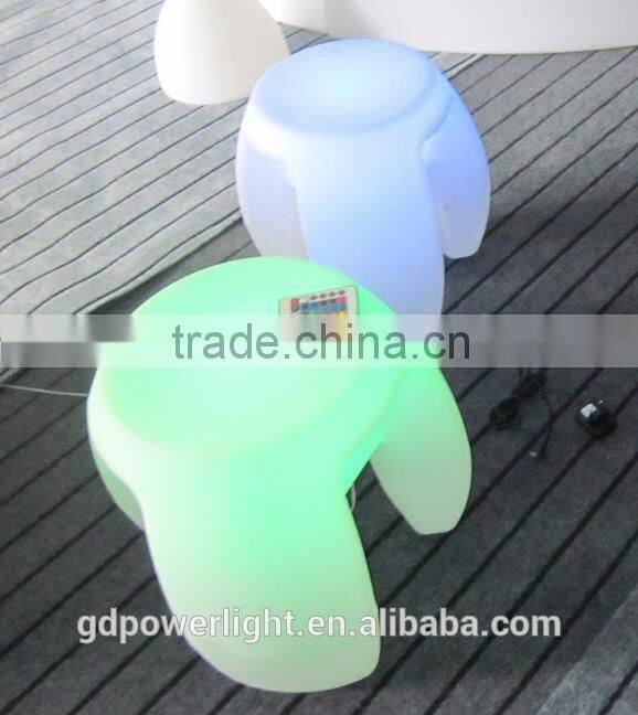 New PE plastic Stool with LED lights and remote control YXF-4340