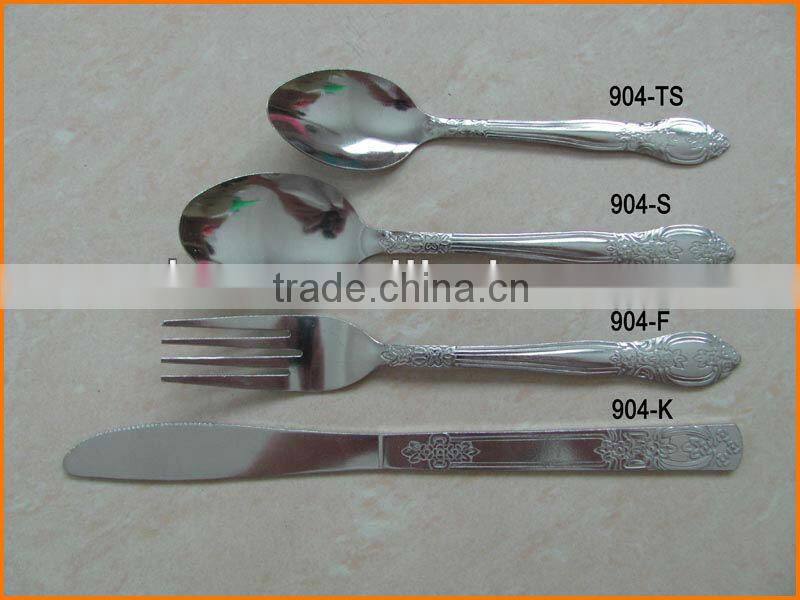904 stainless steel cutlery set