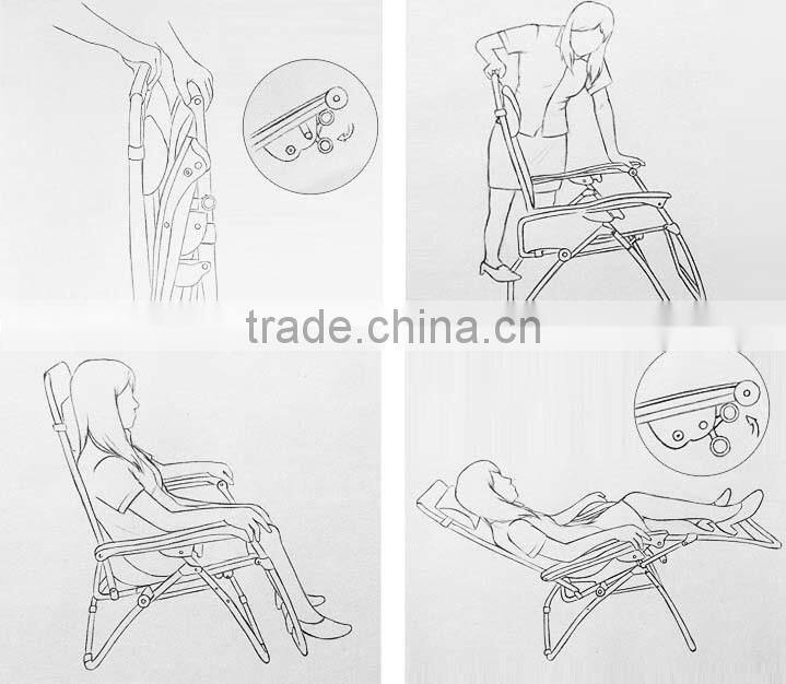 New Style Comfortable Portable Cheap Folding Wholesale Deck Chairs Rattan