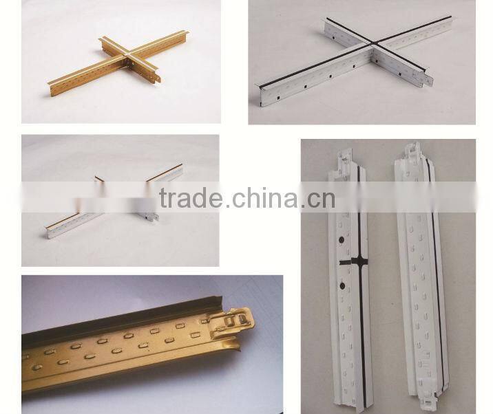 Ceiling T-Grid / T-bar for PVC Gypsum ceiling and Mineral Fiber ceiling