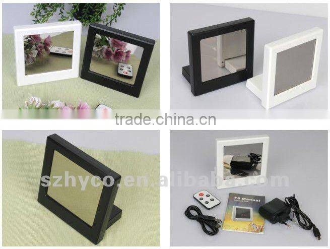 Mirror new design digital clock camera