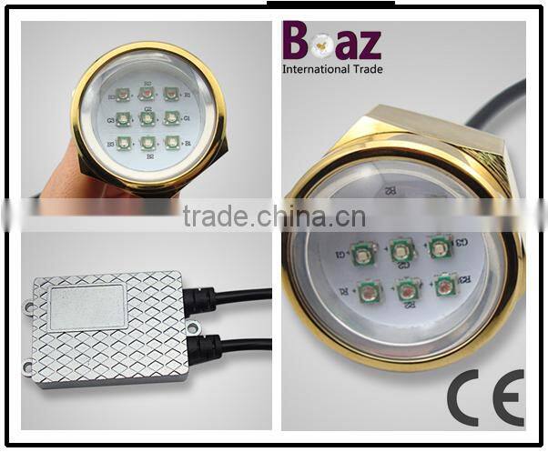 LED Under water Boat Drain Plug light waterproof Yacht light