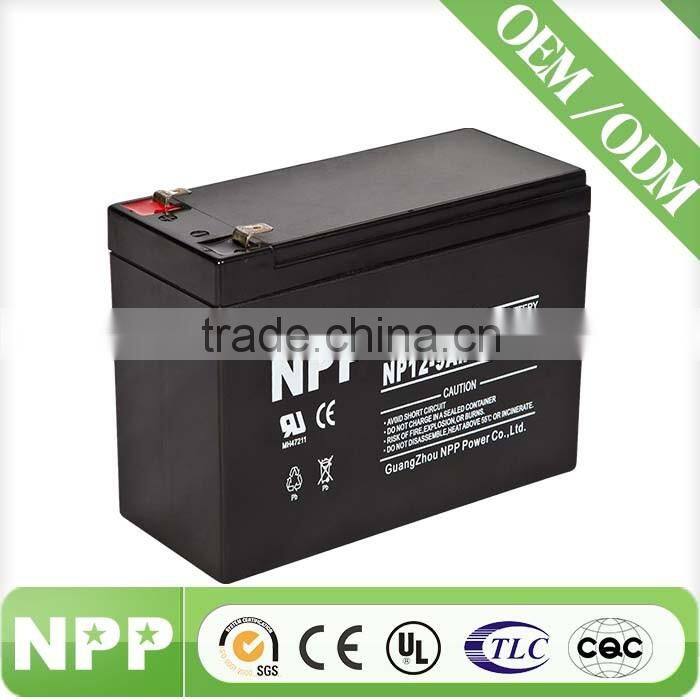 12v9ah deep cycle lead acid battery for motorcycle