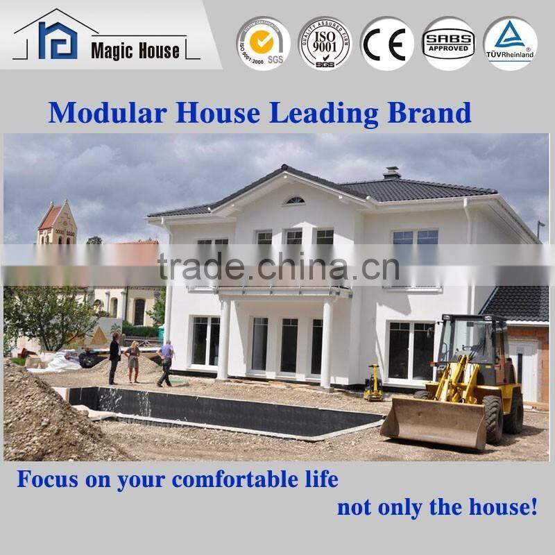 Two Storey MOst Economical Prefabricated living prefab house fr earthquake proof