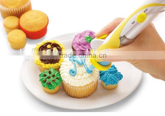 Electric Cake Decorating Pen Battery Operated Frosting Deco Pen