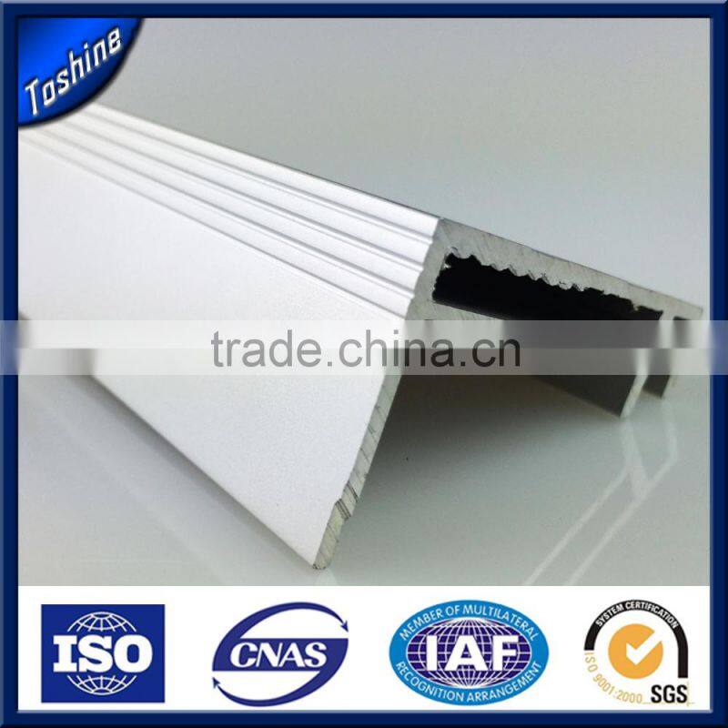 high quality customized white silver anodized extrusion car body used decorative aluminum profile