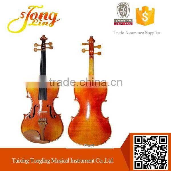 Tailand Violin Hot Sale Flamed Violin Wholesale Handmade Violin Made In China TL002-1