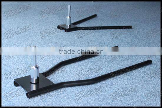 Beach flagpole flying banners