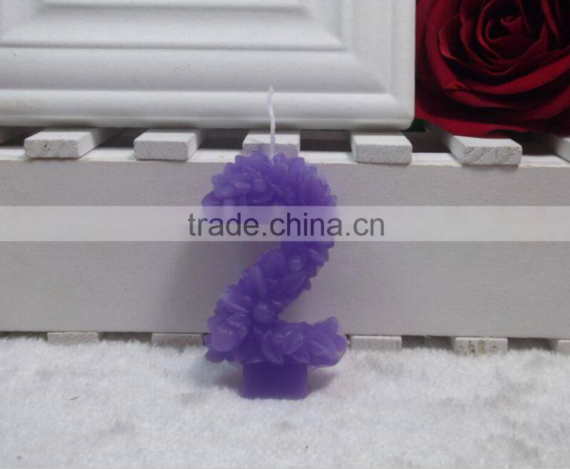 Carved Flower Scented Candle in Bulk/Wedding Scented Candle/Flower Yankee Candle