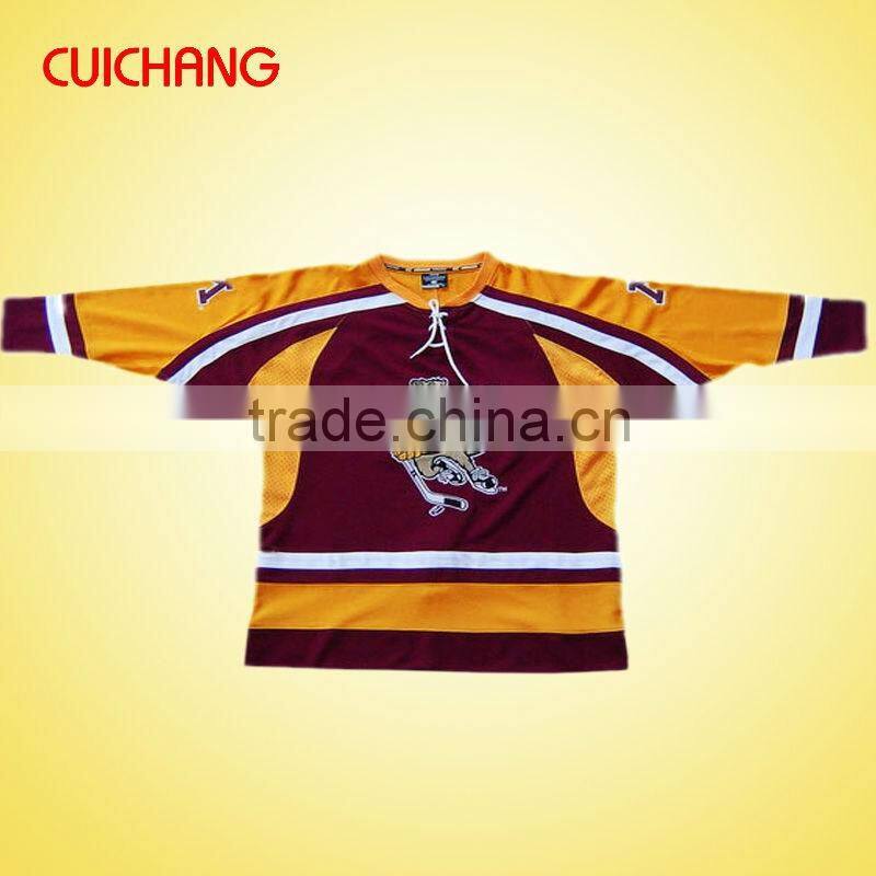 Custom reversible sublimation team ice hockey jerseys