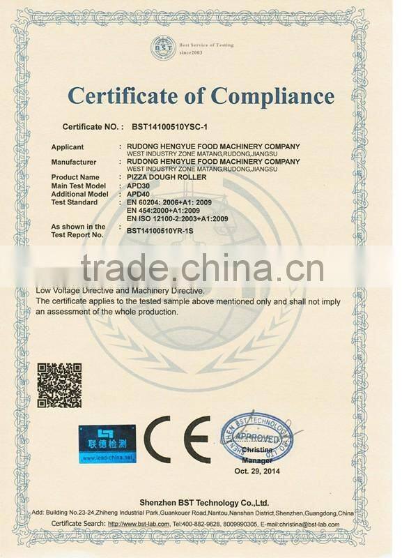 pizza dough press machine
