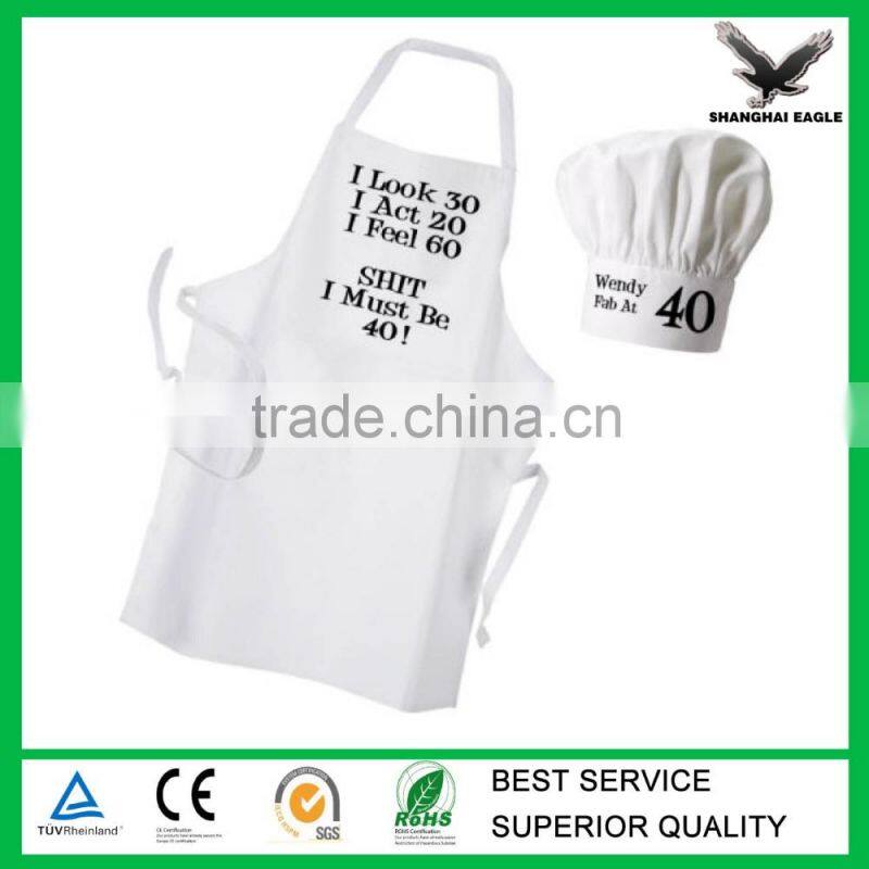 Custom promotion cooking apron of waiter the pattern