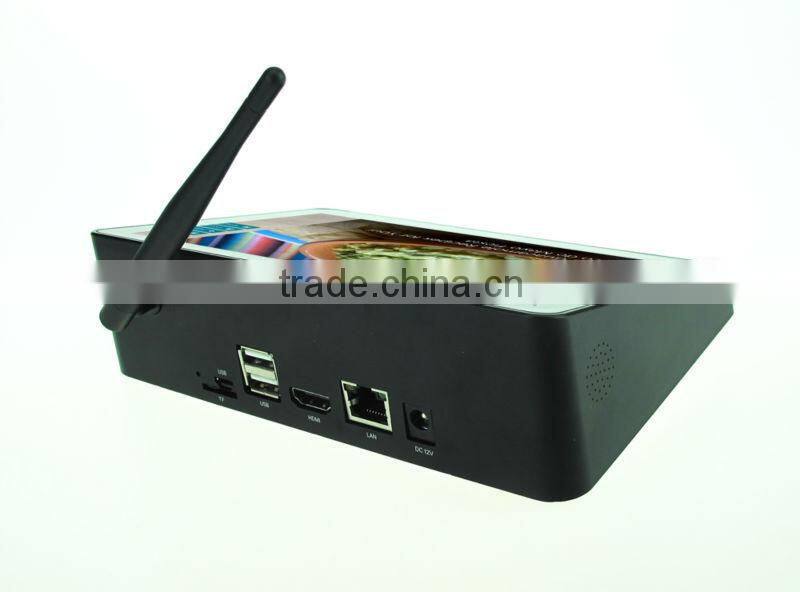 PIPO X8 TV Box Wind8.1+Android4.4 Dual Boot Intel Z3736F Quad Core Mini PC 7" tablet HD MI 2G/32G BT4.0