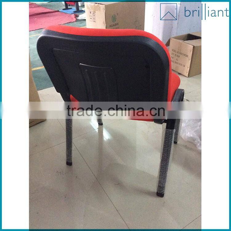 3070B cheap used fabric armrest training chairs without writing tablet