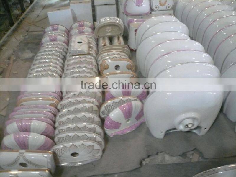 Sanitary Ware Ceramic bathroom suite two piece toilet