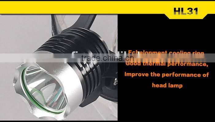 10W 1000lm CREET6 LED camping outdoor rechargeable led headlight