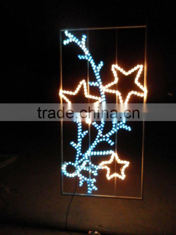 Color changing LED Rope Light 2D/3D Motif for holiday(St.Patricks/Wedding/Halloween/Valentine's day)