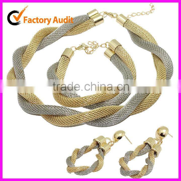 2012 18K gold plated gift jewelry set