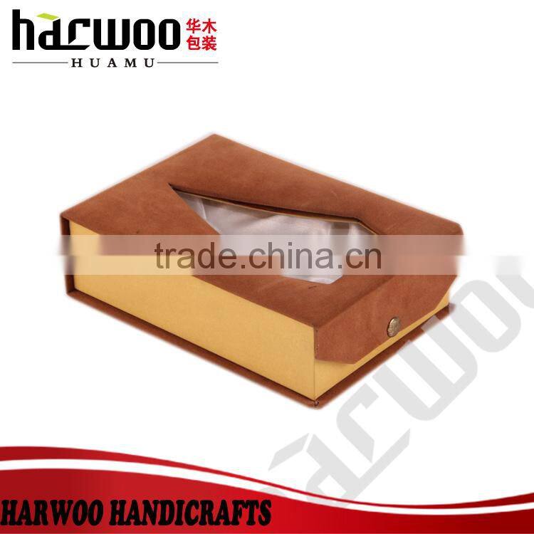 2014 wholesale velvet perfume boxes with clear window